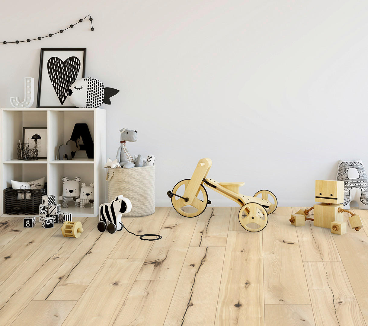 Laminatboden Eiche hell ca. 1,974 m² im Paket  B/L: ca. 19,4x128,6 cm pro Paket Eiche hell ca. 1,974 m² im Paket - natur (19,40/128,60cm)