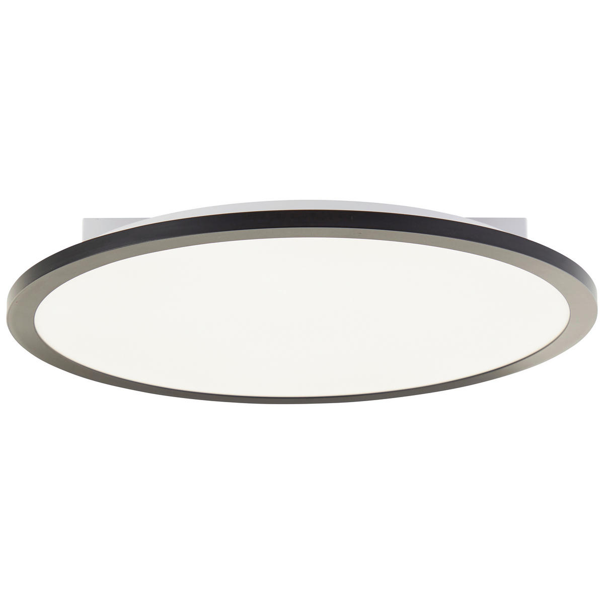 Brilliant LED-Deckenleuchte schwarz Kunststoff Metall B/H/L: ca. 43,5x7,5x44 cm Briston - schwarz (44,00/43,50/7,50cm) - Brilliant