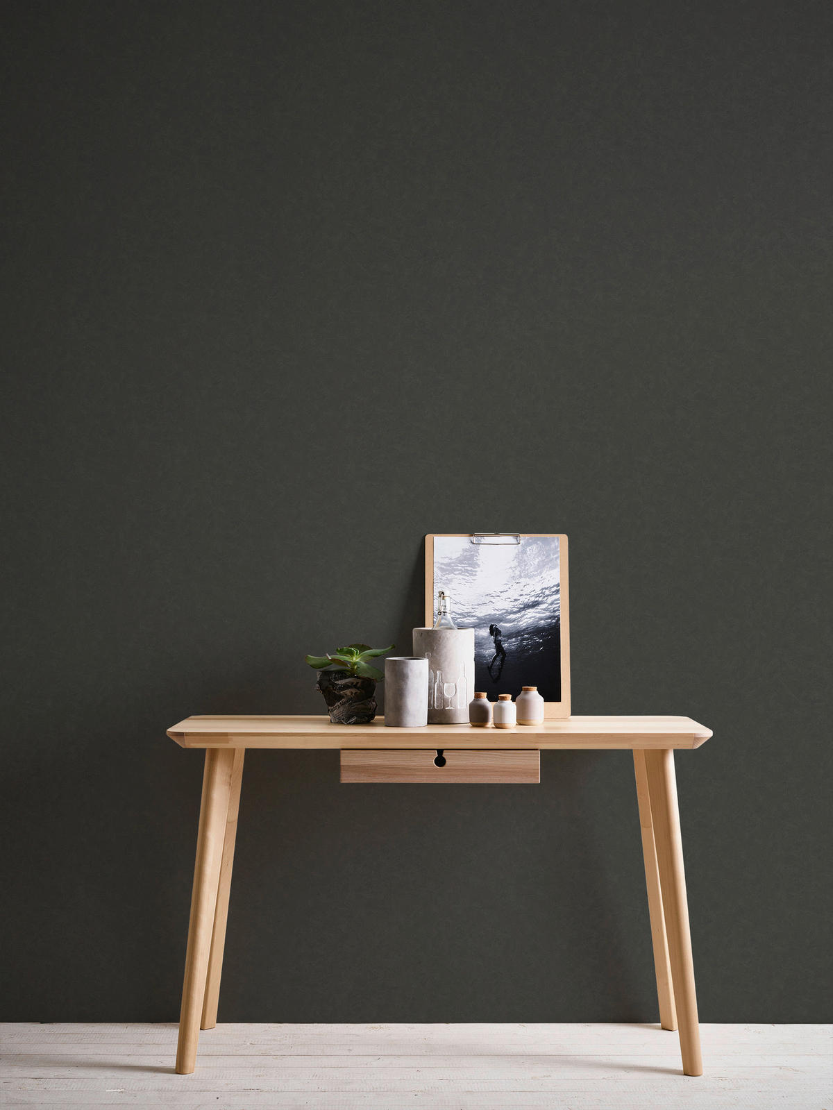 A.S.Creation Vliestapete New Life Uni schwarz B/L: ca. 53x1005 cm New Life - schwarz (53,00/1005,00cm) - A.S.Creation