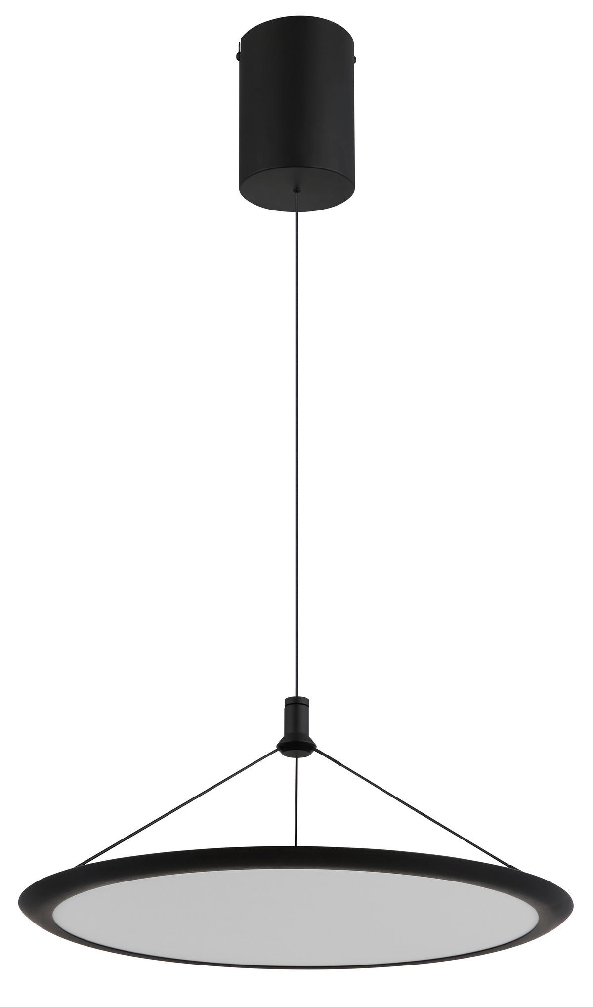 GLOBO LED-Pendelleuchte SUNA 67319 Opal mattschwarz Kunststoff Metall H/D: ca. 150x50,8 cm 1.0 Brennstellen SUNA - Opal/mattschwarz (50,80/150,00cm) - GLOBO