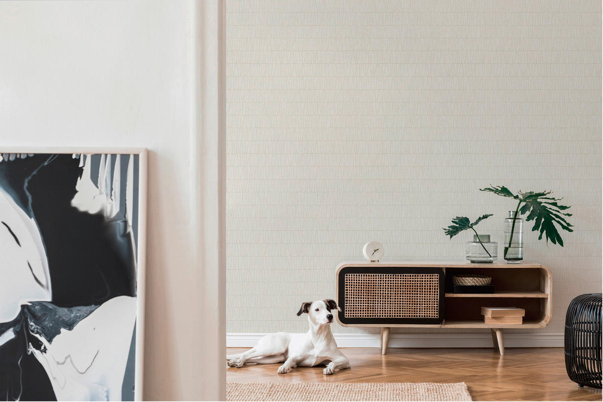 A.S.Création Vliestapete gold weiß B/H/D: ca. 53x1005x8,4 cm Vliestapete - gold/weiß (8,40/1005,00cm) - A.S.Creation