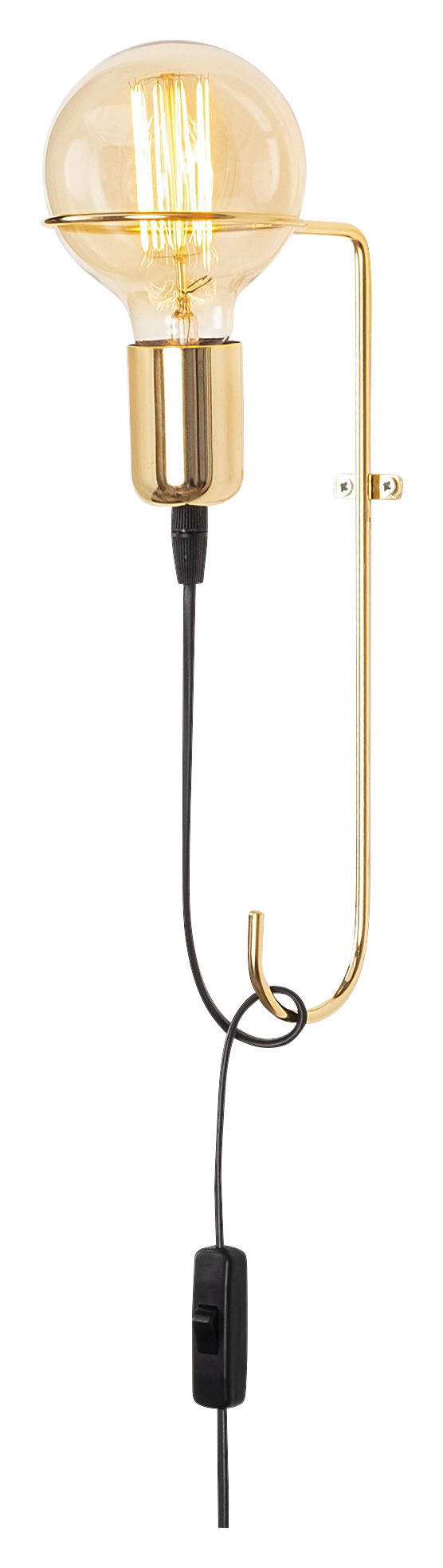 Opviq Wandleuchte Pota gold Eisen B/H/T/L: ca. 15x30x15x9 cm E27 1 Brennstellen Pota - gold (9,00/15,00/30,00cm) - Opviq