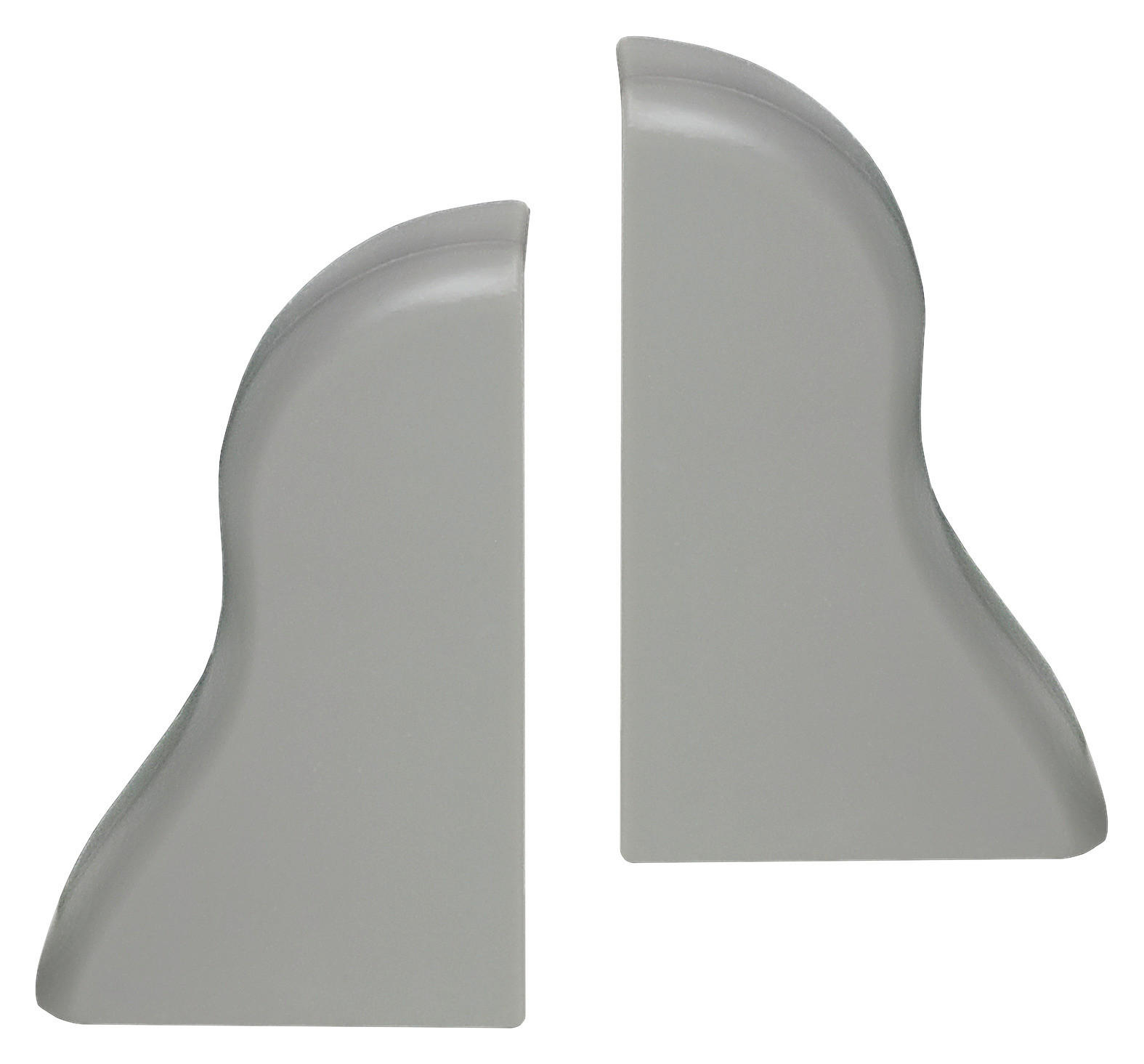 Endkappe grau L/B/H: ca. 2,35x1,04x4,25 cm Endkappe für 40mm SL grau - grau (2,35/1,04/4,25cm)