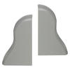 Endkappe grau L/B/H: ca. 2,35x1,04x4,25 cm Endkappe für 40mm SL grau - grau (2,35/1,04/4,25cm)