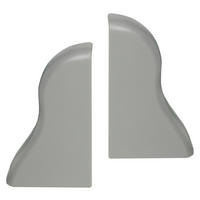 Endkappe grau L/B/H: ca. 2,35x1,04x4,25 cm Endkappe für 40mm SL grau - grau (2,35/1,04/4,25cm)