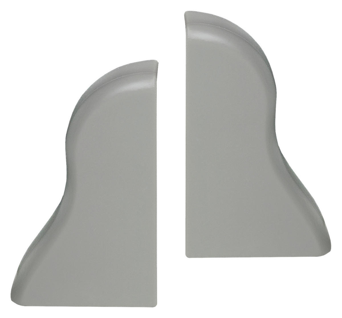 Endkappe grau L/B/H: ca. 2,35x1,04x4,25 cm Endkappe für 40mm SL grau - grau (2,35/1,04/4,25cm)