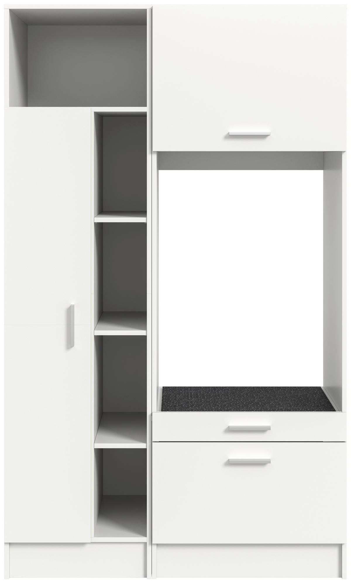 Waschmaschinenumbauschrank Free weiß B/H/T: ca. 116x195x68 cm Free - weiß (116,00/195,00/68,00cm) - xonox.home