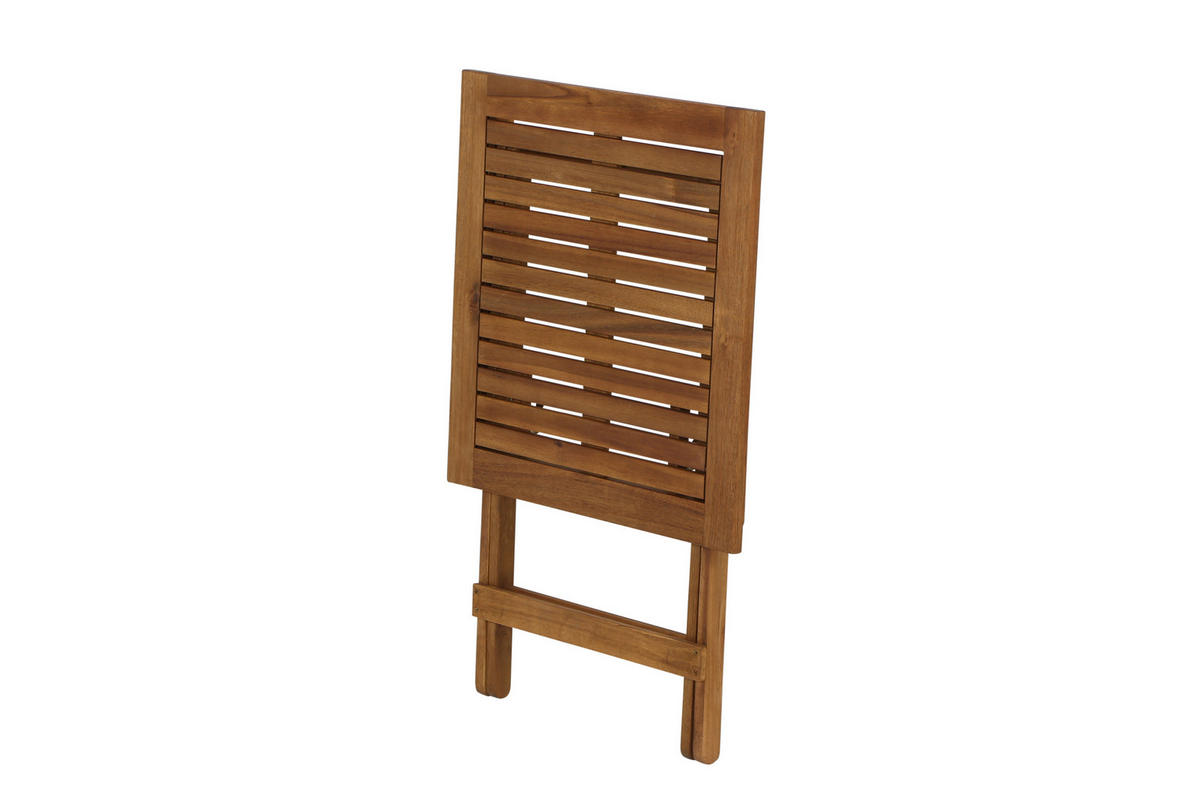 Gardamo Gartenmöbelauflage ALMERIA braun Akazie B/H/L: ca. 60x72x60 cm ALMERIA - braun (60,00/60,00/72,00cm) - Gardamo
