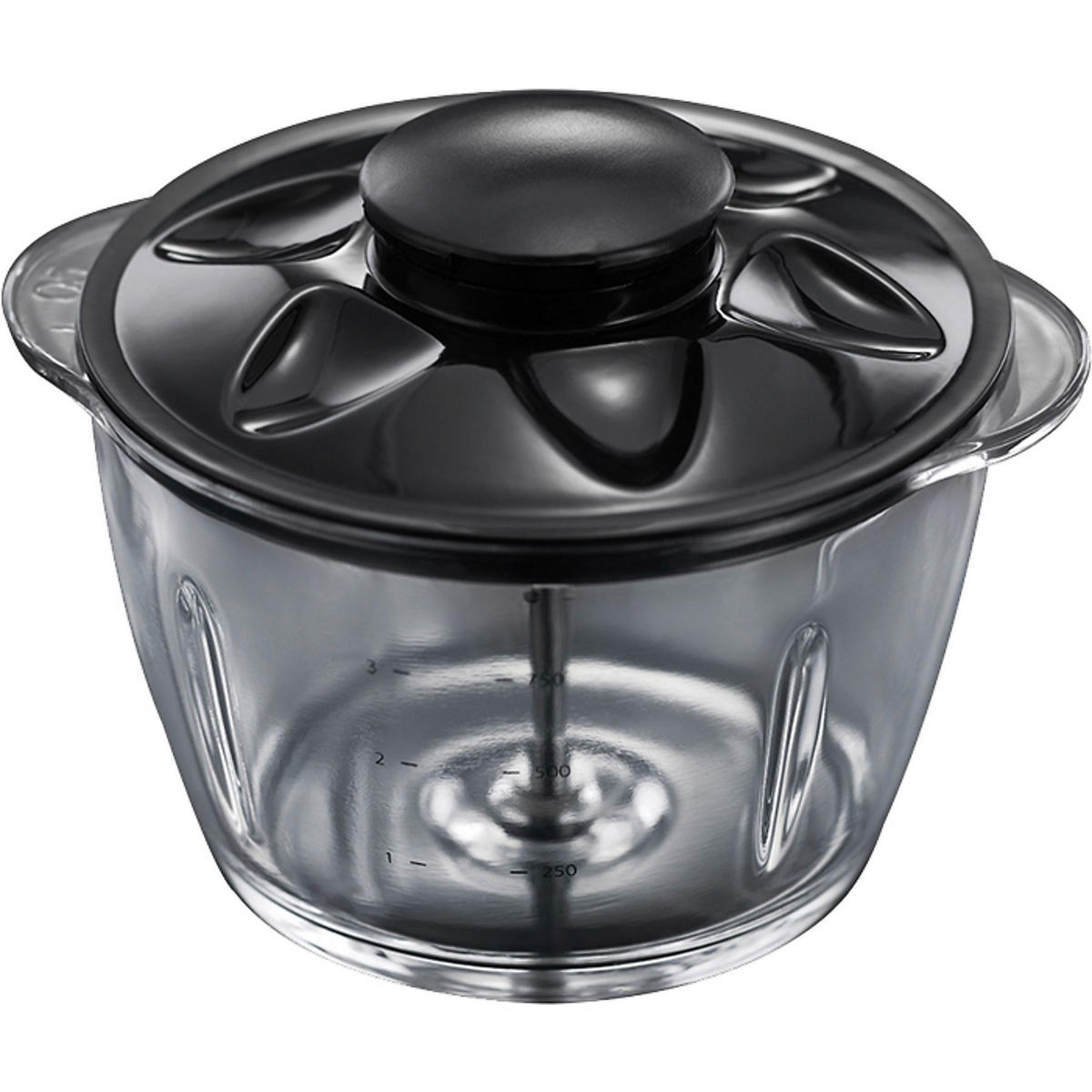 Russell Hobbs Zerkleiner schwarz Glas B/H/L: ca. 18x27,4x18 cm Elektr.-Mini-Zerkleiner 24662-56/RH - schwarz (18,00/18,00/27,40cm) - Russell Hobbs