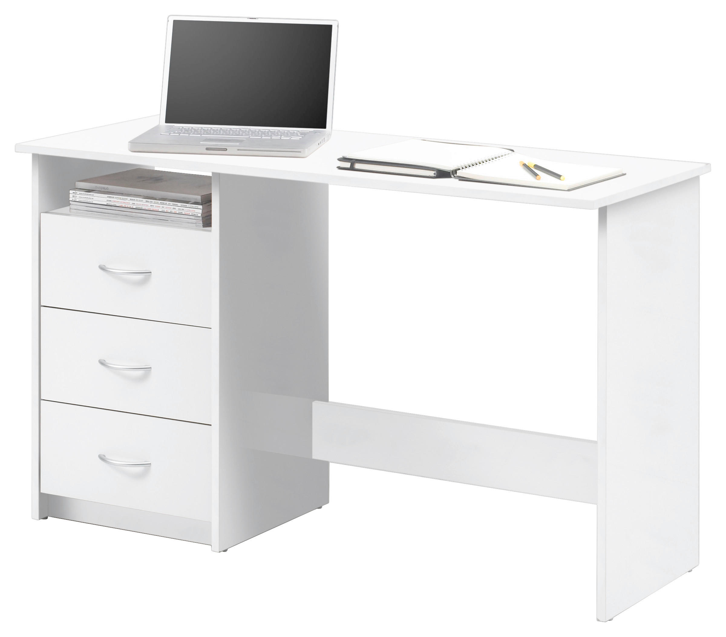 Schreibtisch Adria weiß B/H/T: ca. 123x77x50 cm ▷ online bei POCO kaufen