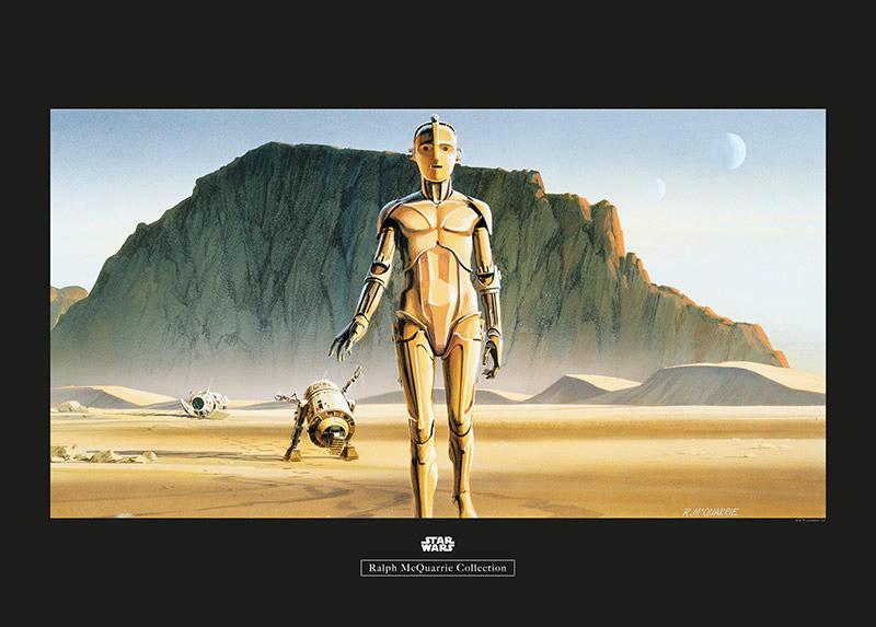 Komar Poster Star Wars Classic RMQ Droids Star Wars - Classic B/L: ca. 70x50 cm Star Wars Classic RMQ Droids - (70,00/50,00cm) - Komar