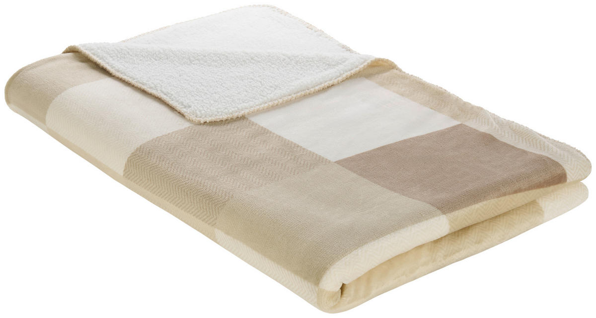 Wohndecke Wohndecke_Sherpa 150x200cm Kitt - kitt (150,00/200,00cm)