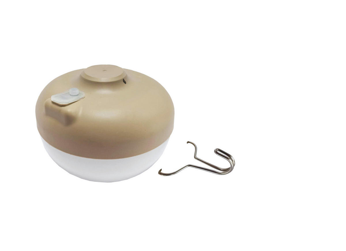 NewGarden LED-Außendekoleuchte weiß beige Kunststoff B/H/L: ca. 11x8,5x11 cm 1.0 Brennstellen CHERRY - beige/weiß (11,00/11,00/8,50cm) - NewGarden