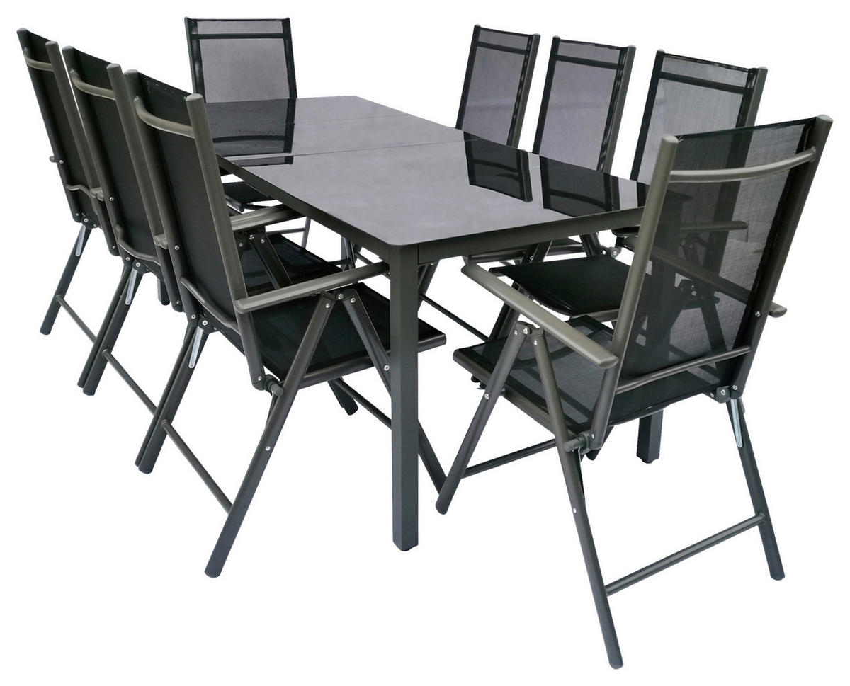VCM Gartensitzgruppe Sonlas anthrazit Glas Sonlas - anthrazit - VCM