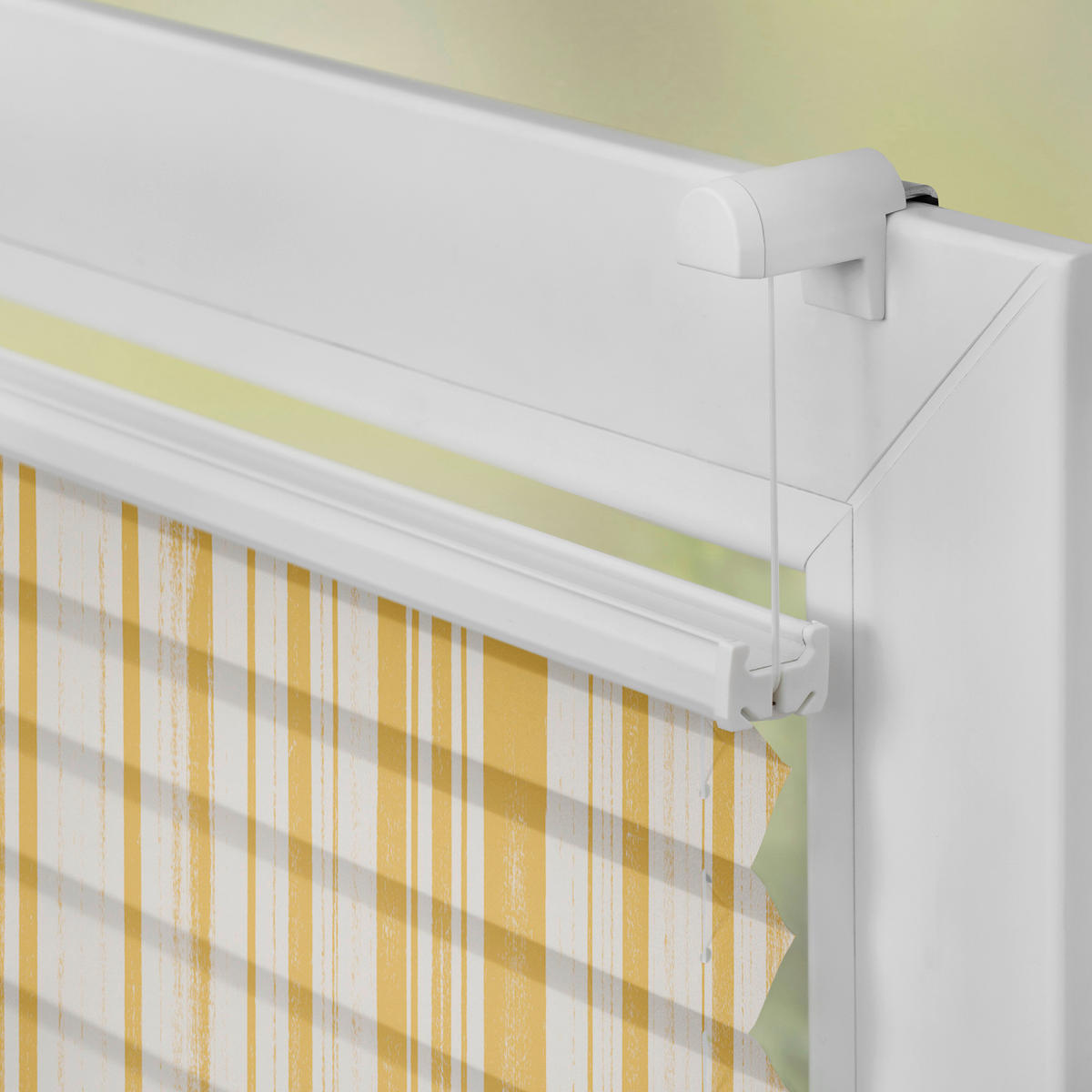 Spannplissee Flowing Honey gelb B/L: ca. 80x130 cm Flowing Honey - gelb (80,00/130,00cm) - LICHTBLICK