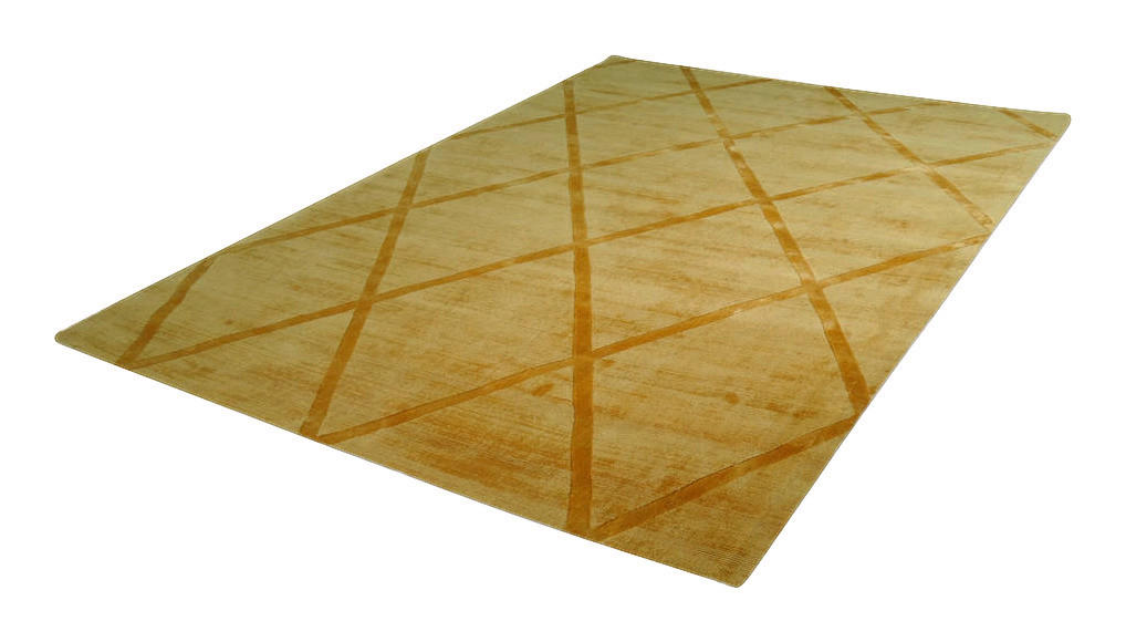 360Living Teppich Luxury gelb B/L: ca. 80x150 cm Luxury - gelb (80,00/150,00cm) - 360Living