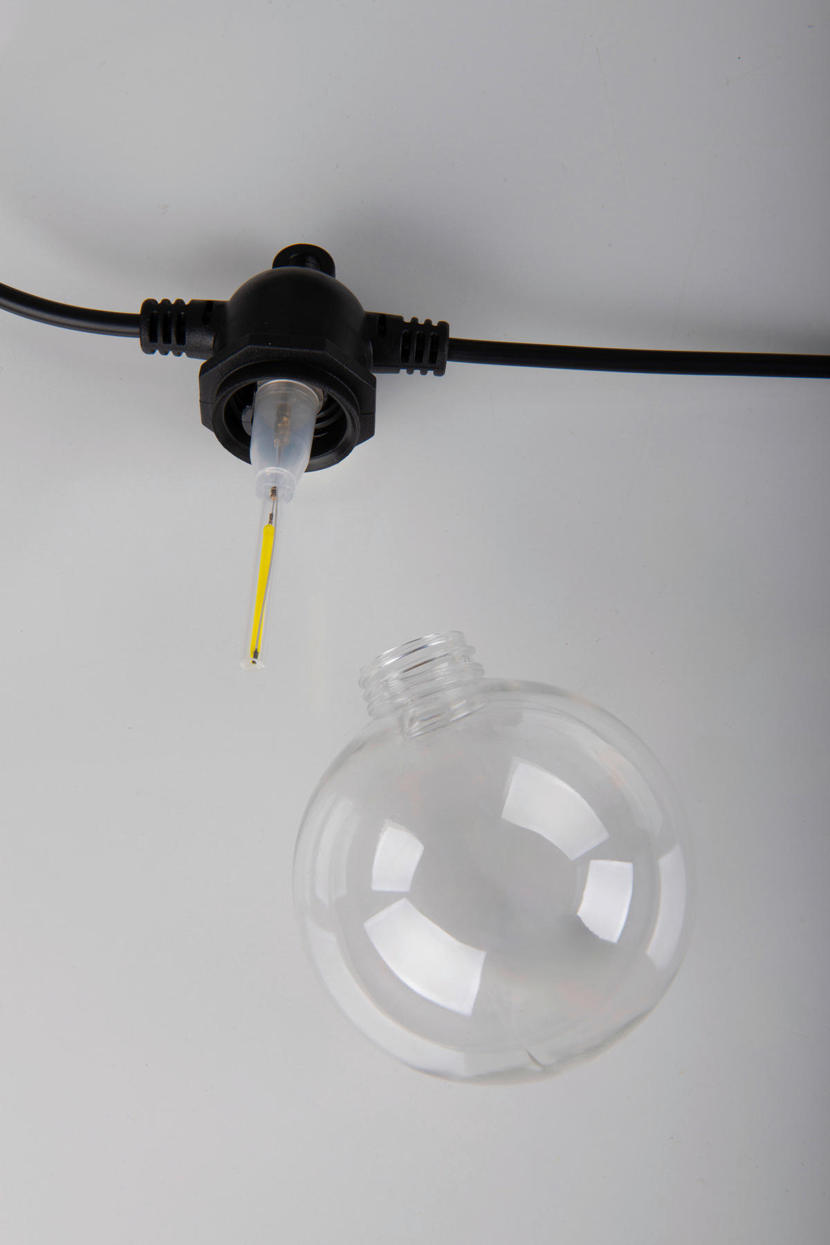 Solarleuchte 5314770 warmweiß Kunststoff B/H/T: ca. 7,5x7,5x1000 cm Cadena - warmweiß (7,50/7,50/1000,00cm) - Näve Leuchten