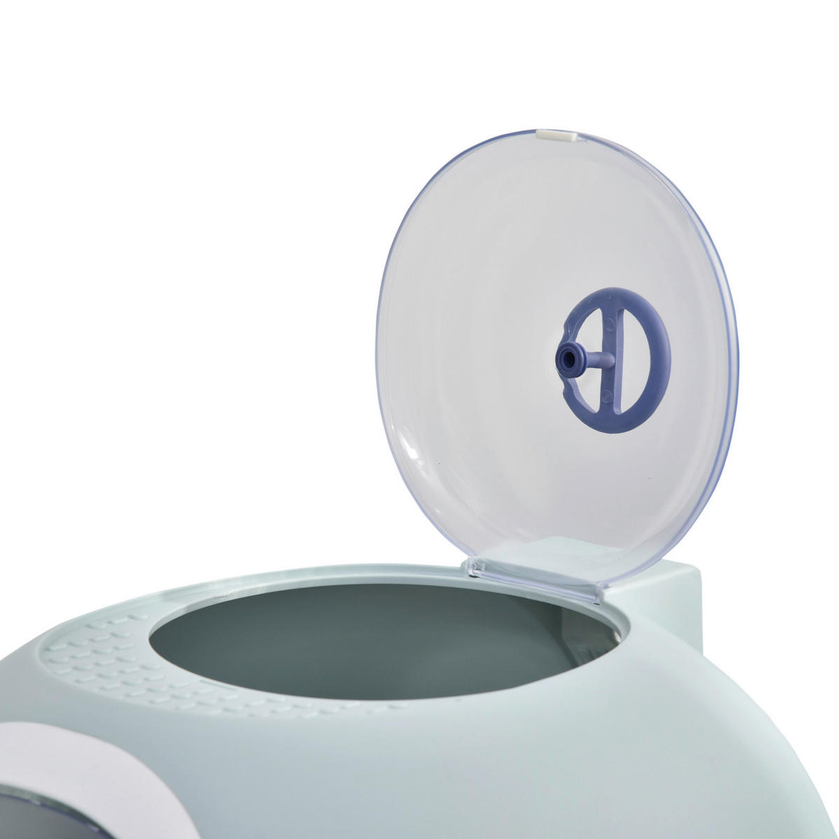 PawHut Katzentoilette blau Polypropylen B/H/T: ca. 47x44x55 cm Katzentoilette - blau (47,00/44,00/55,00cm) - PawHut