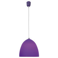 Näve Leuchten Pendelleuchte 6063524 violett Kunststoff B/H/T: ca. 25x110,8x25 cm E27 1 Brennstellen Catinus - violett (25,00/110,80/25,00cm) - Näve Leuchten