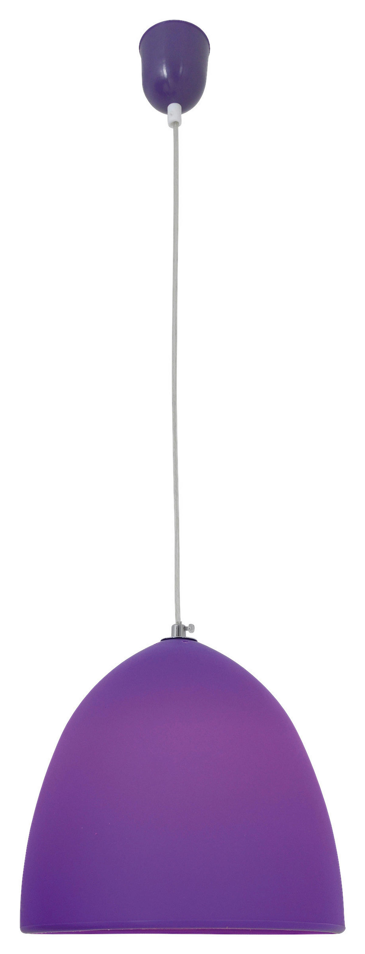 Näve Leuchten Pendelleuchte 6063524 violett Kunststoff B/H/T: ca. 25x110,8x25 cm E27 1 Brennstellen Catinus - violett (25,00/110,80/25,00cm) - Näve Leuchten