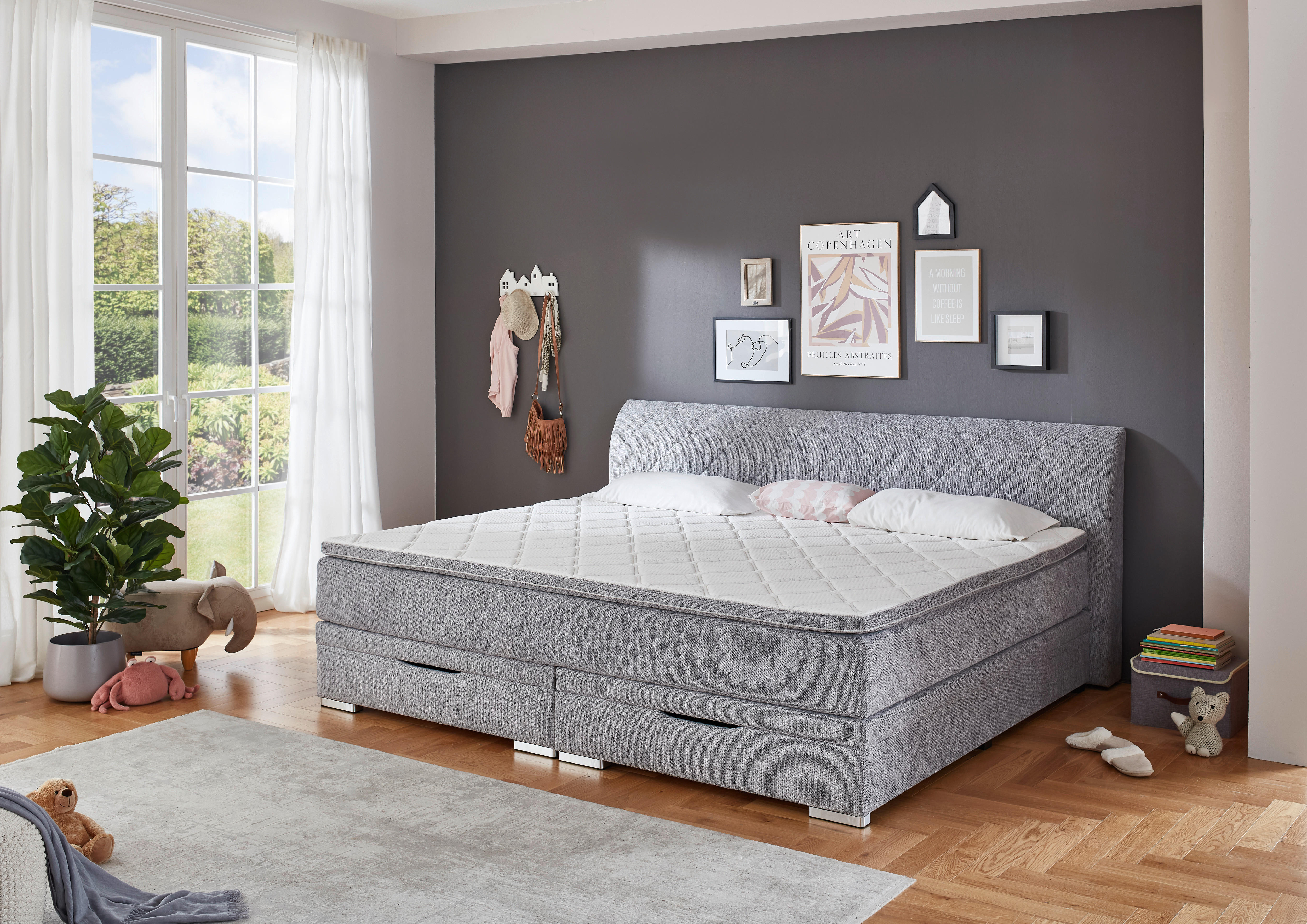 Thumbnail - Familienboxbett Korfu silber