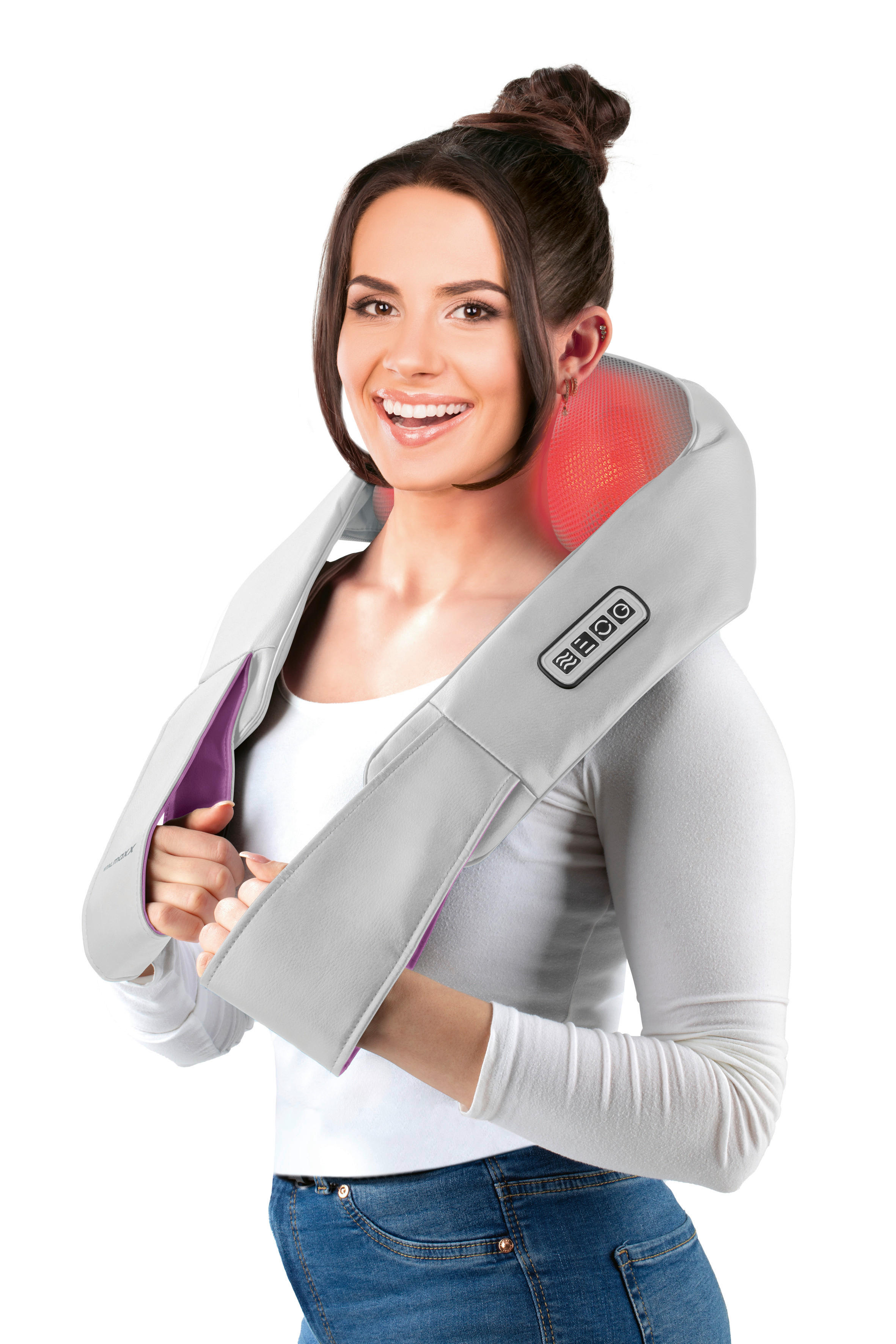 Thumbnail - CLEANmaxx Shiatsu-Massagegerät grau lila