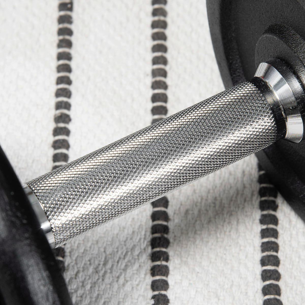 HOMCOM Hantelset schwarz Eisen B/H/L: ca. 16x16x95 cm Hantelset - schwarz (95,00/16,00/16,00cm) - HOMCOM