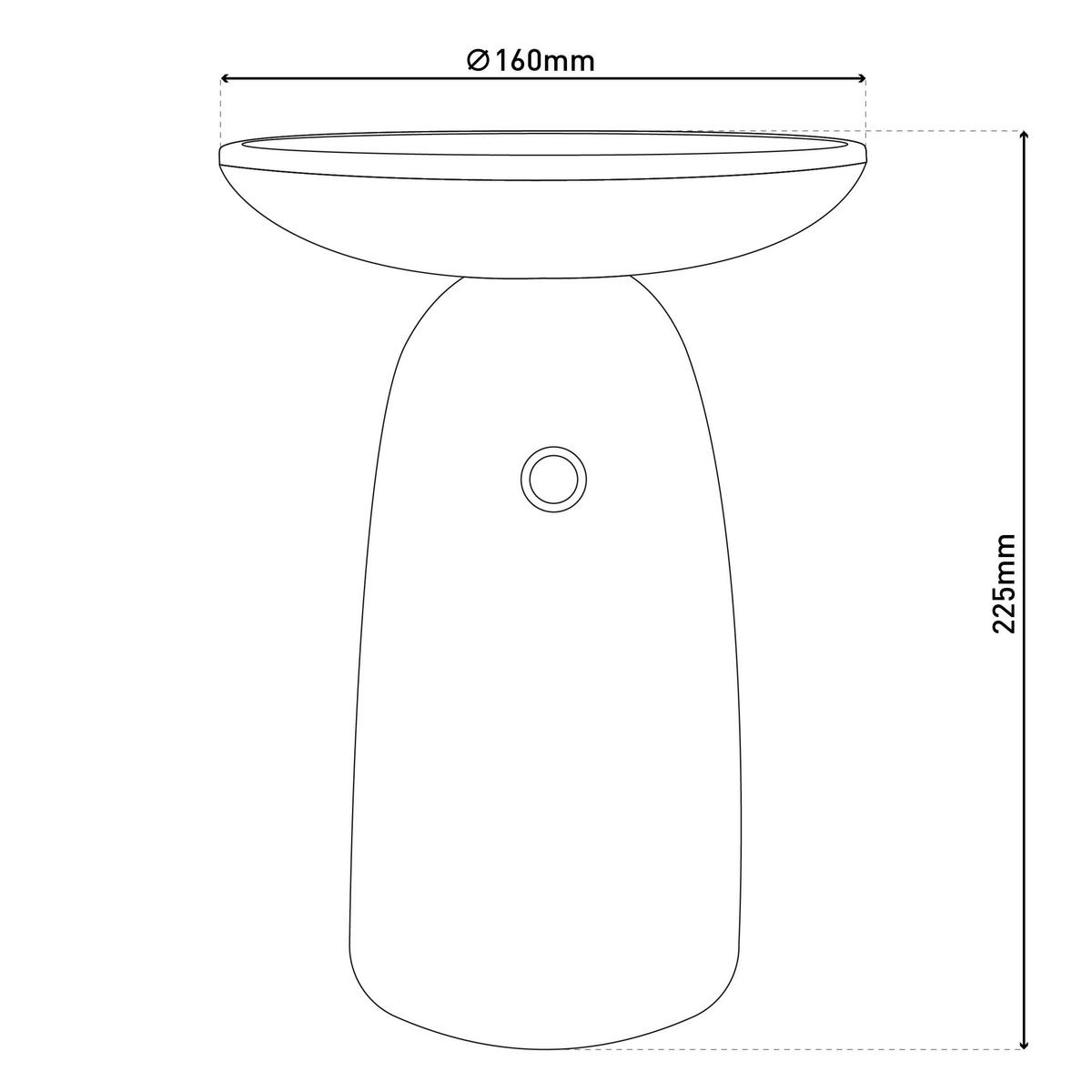 LED-Solarleuchte 3191023 weiß Kunststoff Metall H/D: ca. 22,5x16 cm LED Solarleuchte ADA mit LED - weiß (16,00/22,50cm) - Näve Leuchten
