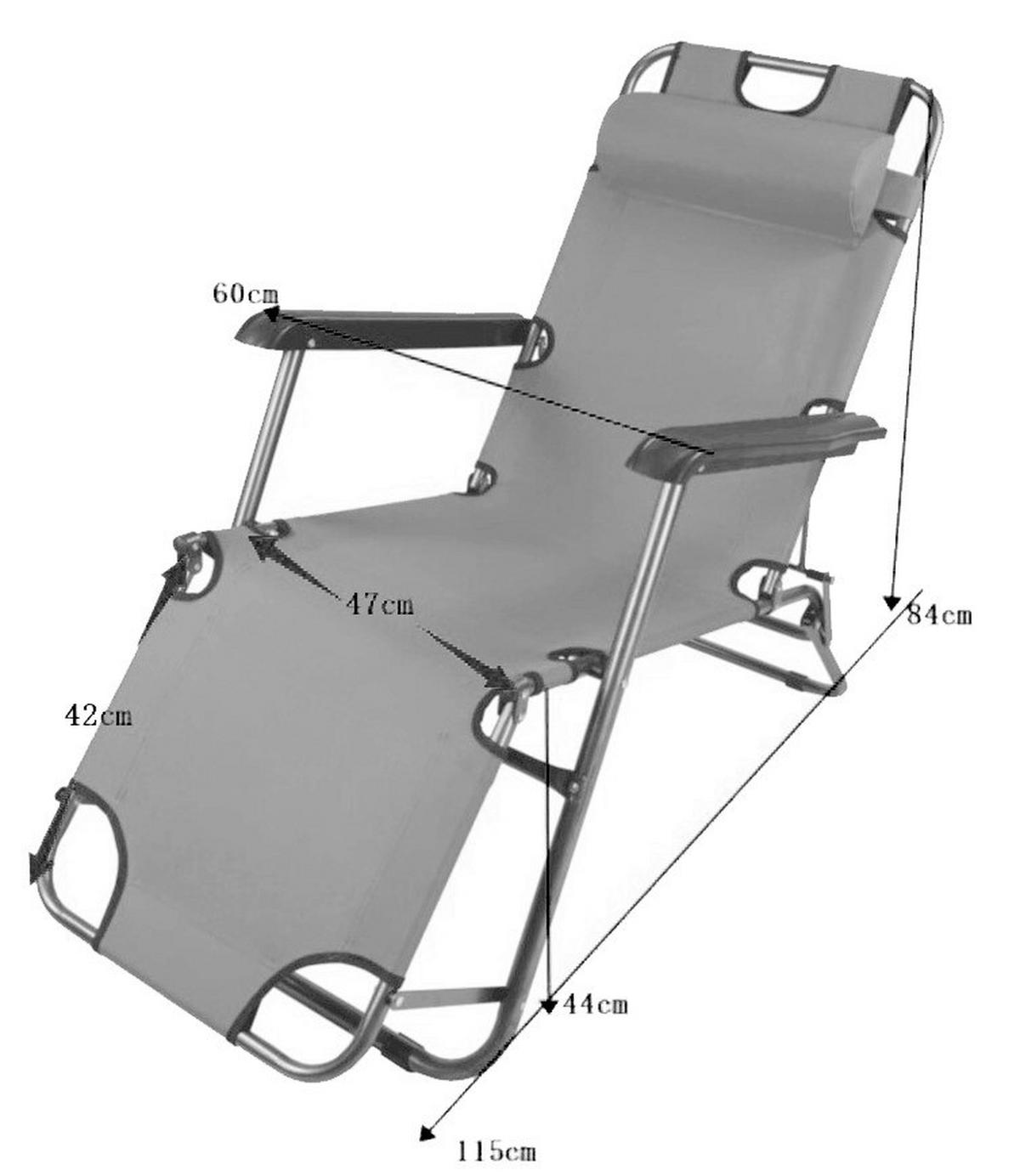 VCM Relaxliege Maltosa grün Stahl Maltosa - grün - VCM