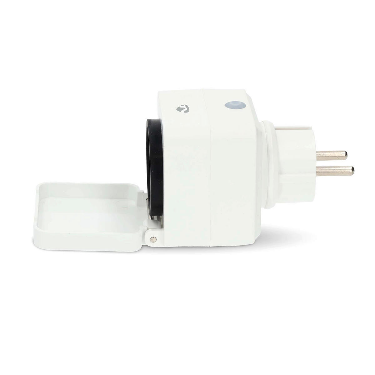 Nedis Smart-Stecker weiß grau Polycarbonat B/H/L: ca. 6x9,9x6 cm SmartLife - weiß/grau (6,00/6,00/9,90cm) - Nedis