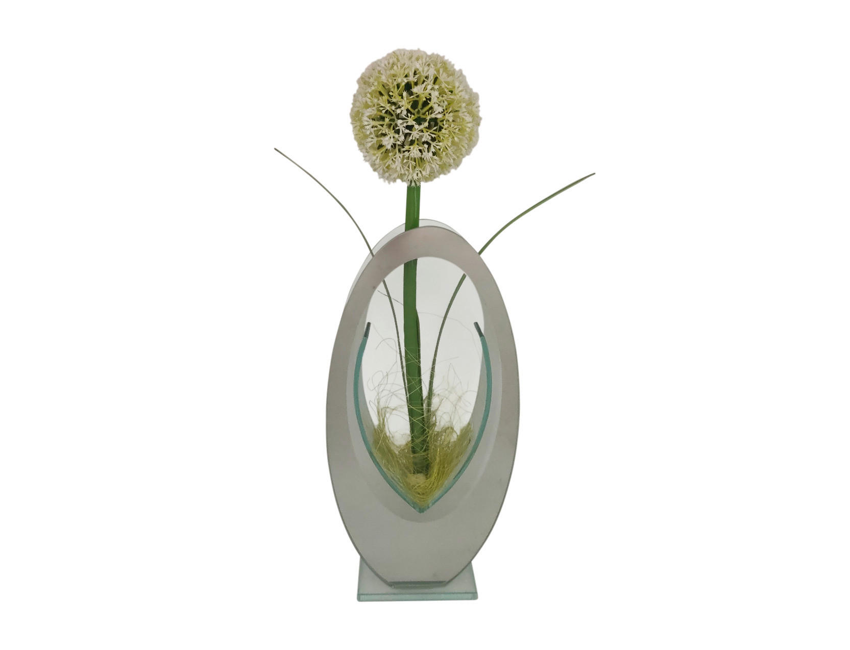 POCOline Vase klar Glas B/H/L: ca. 6x28,5x14 cm Spiegelvase - klar (14,00/6,00/28,50cm) - POCOline