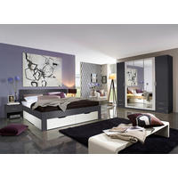 Kleiderschrank München grau Alpinweiß B/H/T: ca. 226x210x54 cm München - Alpinweiß/grau (226,00/210,00/54,00cm)