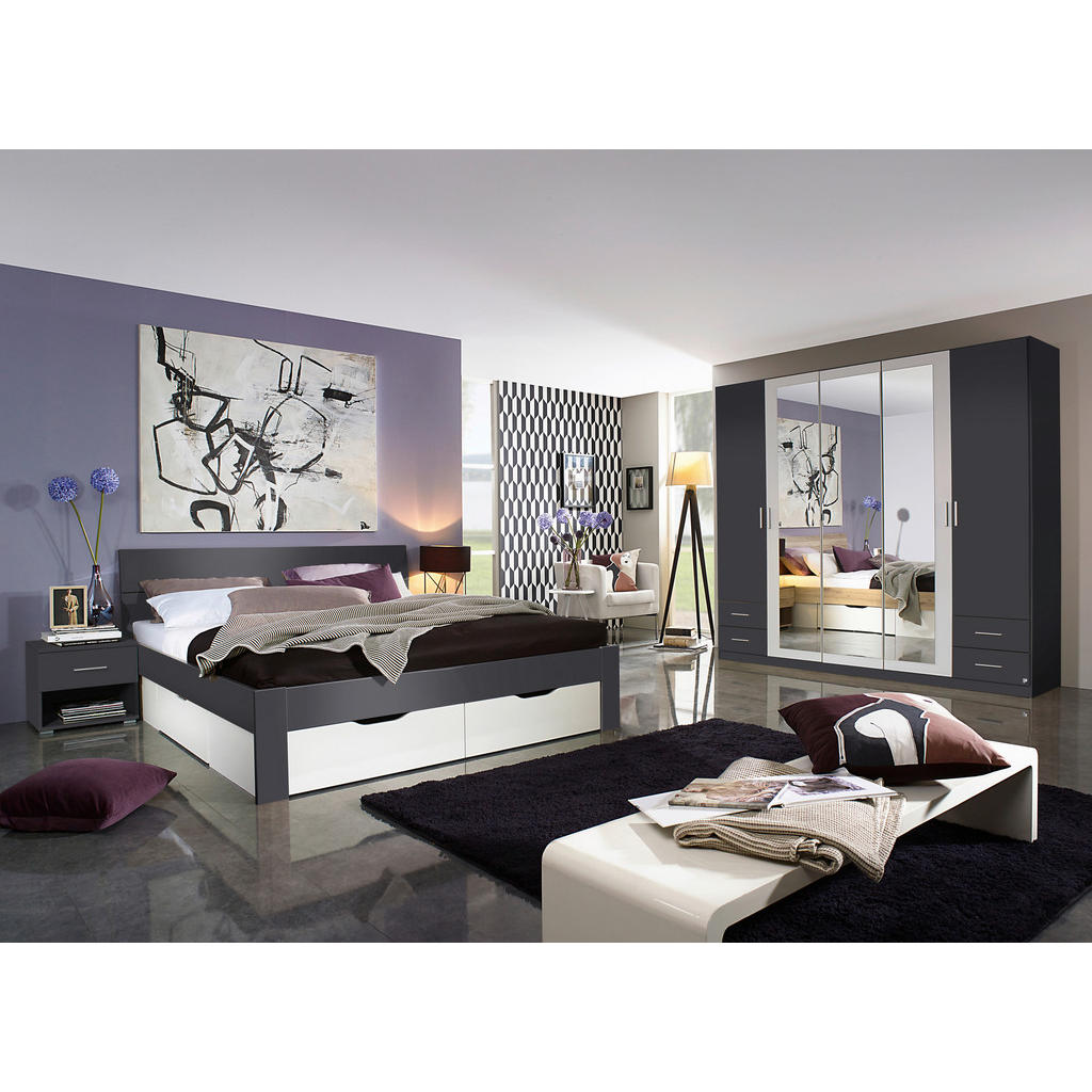 Thumbnail - Bettschubkästen München Alpinweiß B/H/T: ca. 180x28x203 cm