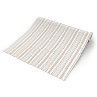 Vliestapete Streifen grau weiß B/L: ca. 53x1005 cm Vliestapete_10160-31 - weiß/grau (53,00/1005,00cm)