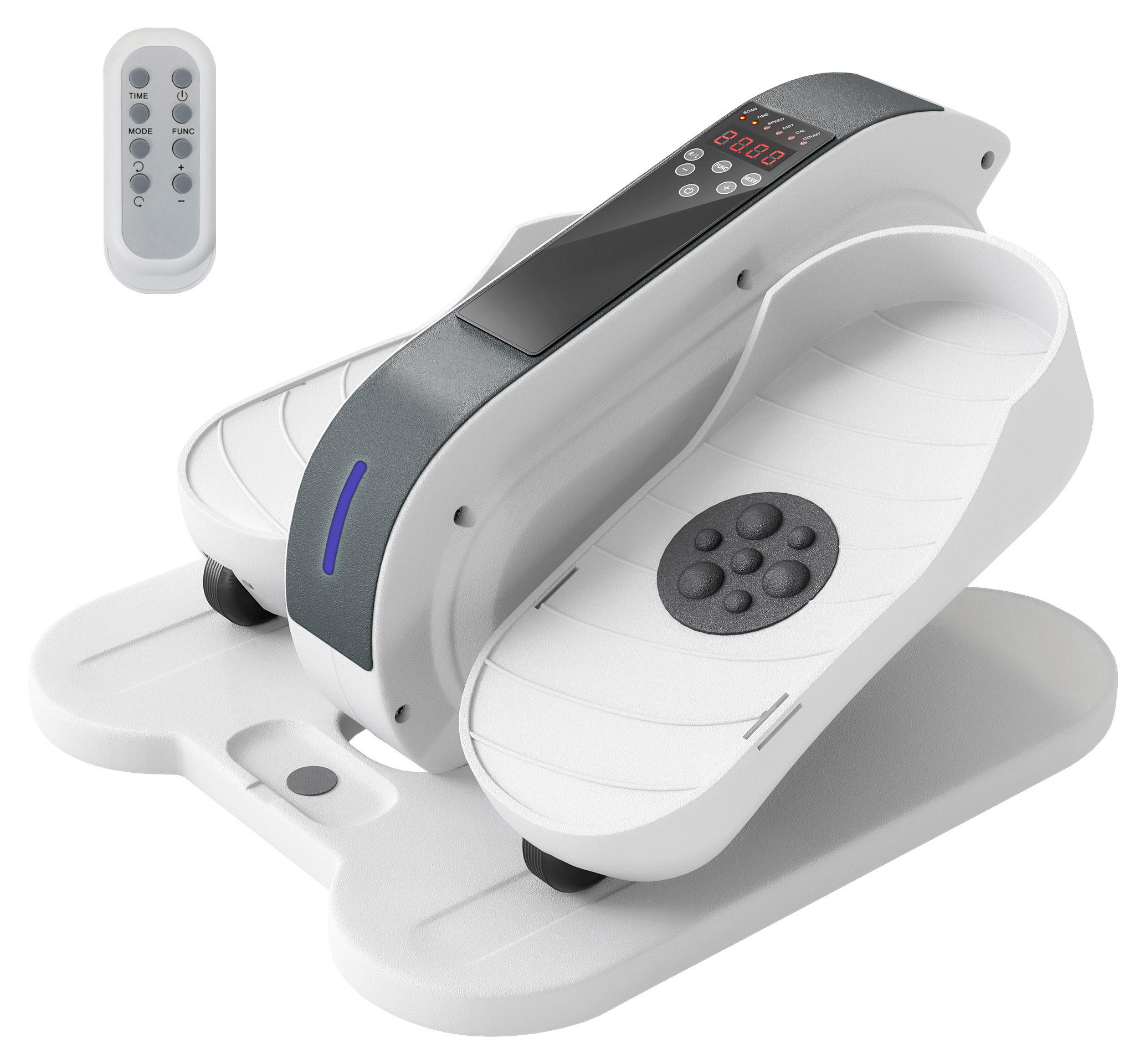 SPORTNOW Mini-Ellipsentrainer weiß Kunststoff B/H/L: ca. 42x27x45 cm Mini-Ellipsentrainer - weiß (45,00/42,00/27,00cm) - SPORTNOW