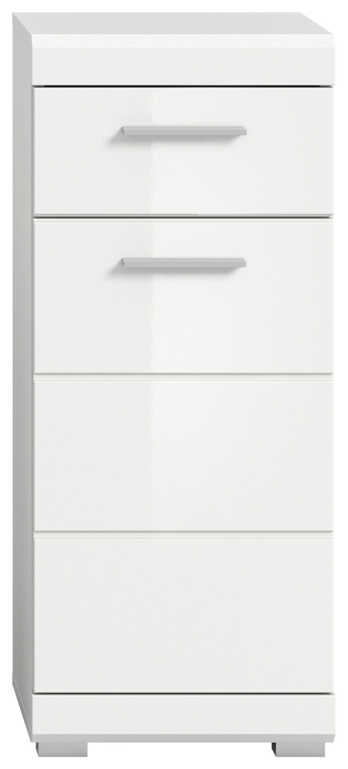 Schrank Scout weiß weiß Hochglanz B/H/T: ca. 37x88x31 cm Scout - weiß (37,00/88,00/31,00cm) - xonox.home