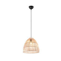 Reality Pendelleuchte R31131036 Rike natur Rattan H/D: ca. 150x35 cm E27 1 Brennstellen Rike - natur (35,00/150,00cm) - Reality