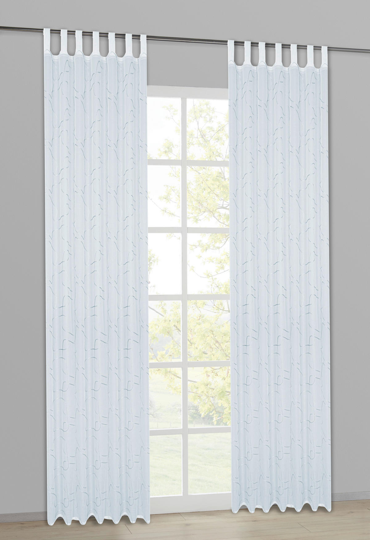 Kombivorhang Side grau B/L: ca. 140x245 cm Side - grau (140,00/245,00cm) - POCOline