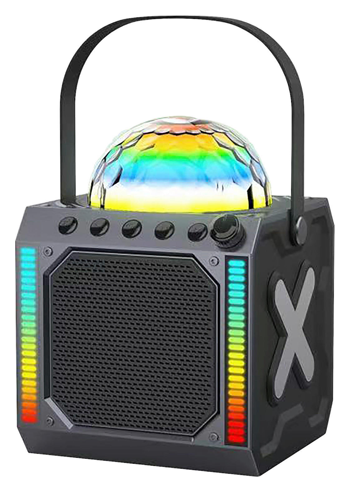 Denver Bluetooth-Party-LautsprecherBTM-618 BTM-618 schwarz B/H/T: ca. 17x22x16 cm BTM-618 - schwarz (17,00/22,00/16,00cm) - Denver