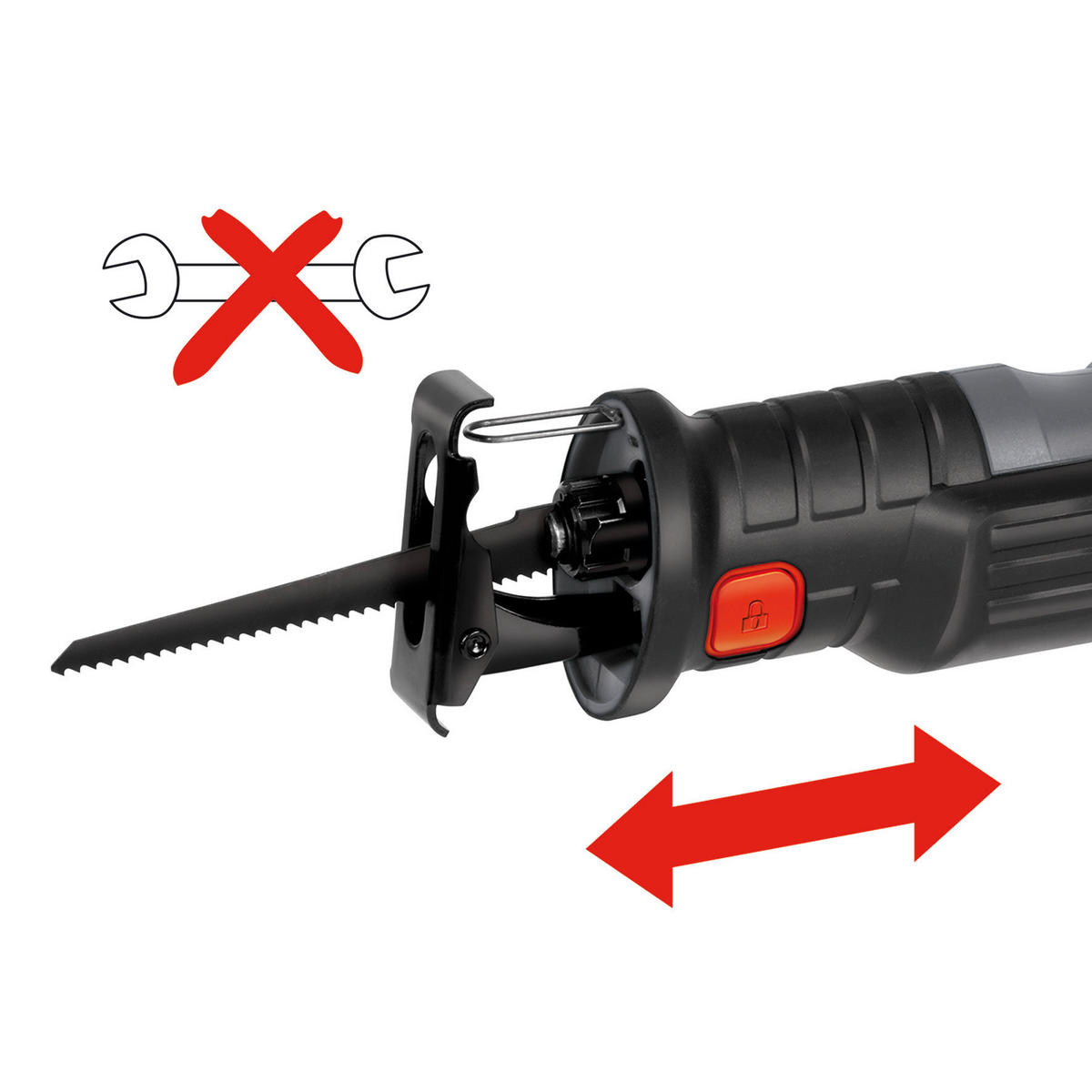 Kraftixx Akku-Universalsäge KX-RS 18/1 Li-Solo Akku-Universalsäge - Kraftixx