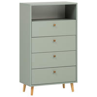 Highboard Bjarne Pistazie B/H/T: ca. 60,2x104,4x33,5 cm Bjarne - Pistazie (60,20/104,40/33,50cm) - Schildmeyer