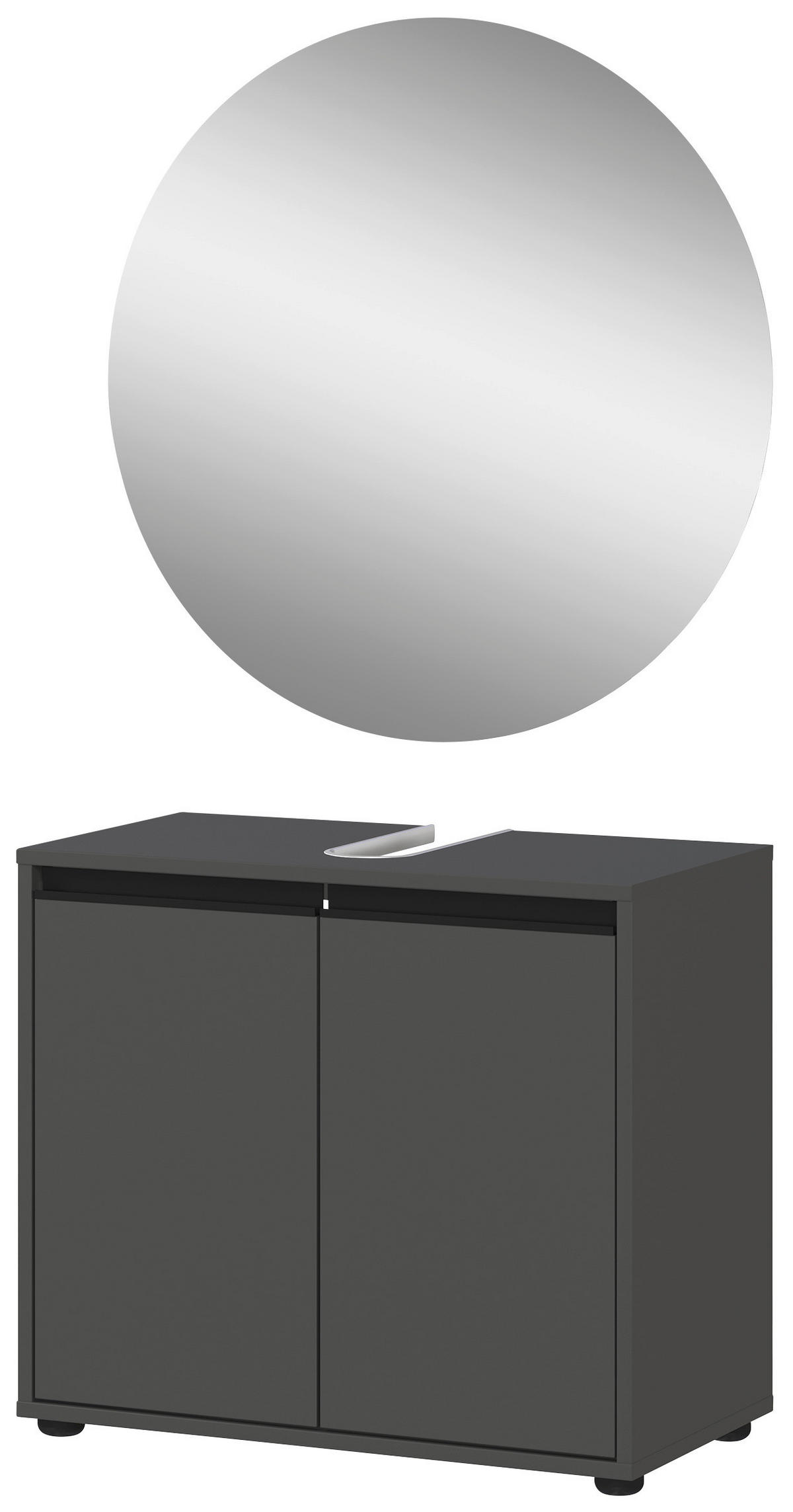 Badezimmer-Set 9941-547 Graphit B/H/T: ca. 60x200x34 cm 9941-547 - Graphit (60,00/200,00/34,00cm) - Germania