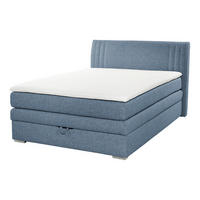 Boxspringbett  blau Liegefläche B/L: ca. 140x200 cm Amira_Boxspringbett - blau (154,00/105,00/217,00cm)