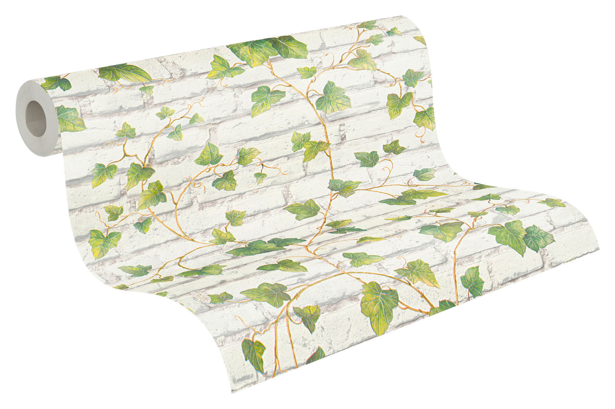 A.S.Creation Vliestapete Best of Wood`n Stone 2nd Edition Steine grün braun weiß B/L: ca. 53x1005 cm Best of Wood`n Stone 2nd Edition - braun/weiß (53,00/1005,00cm) - A.S.Creation
