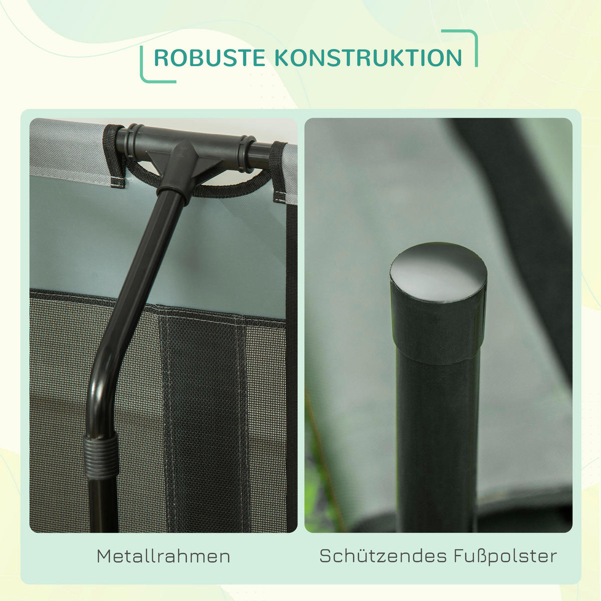 PawHut Hunde-Zubehör grau Edelstahl B/H/L: ca. 92x122x108 cm Hundebett - schwarz/grau (108,00/92,00/122,00cm) - PawHut