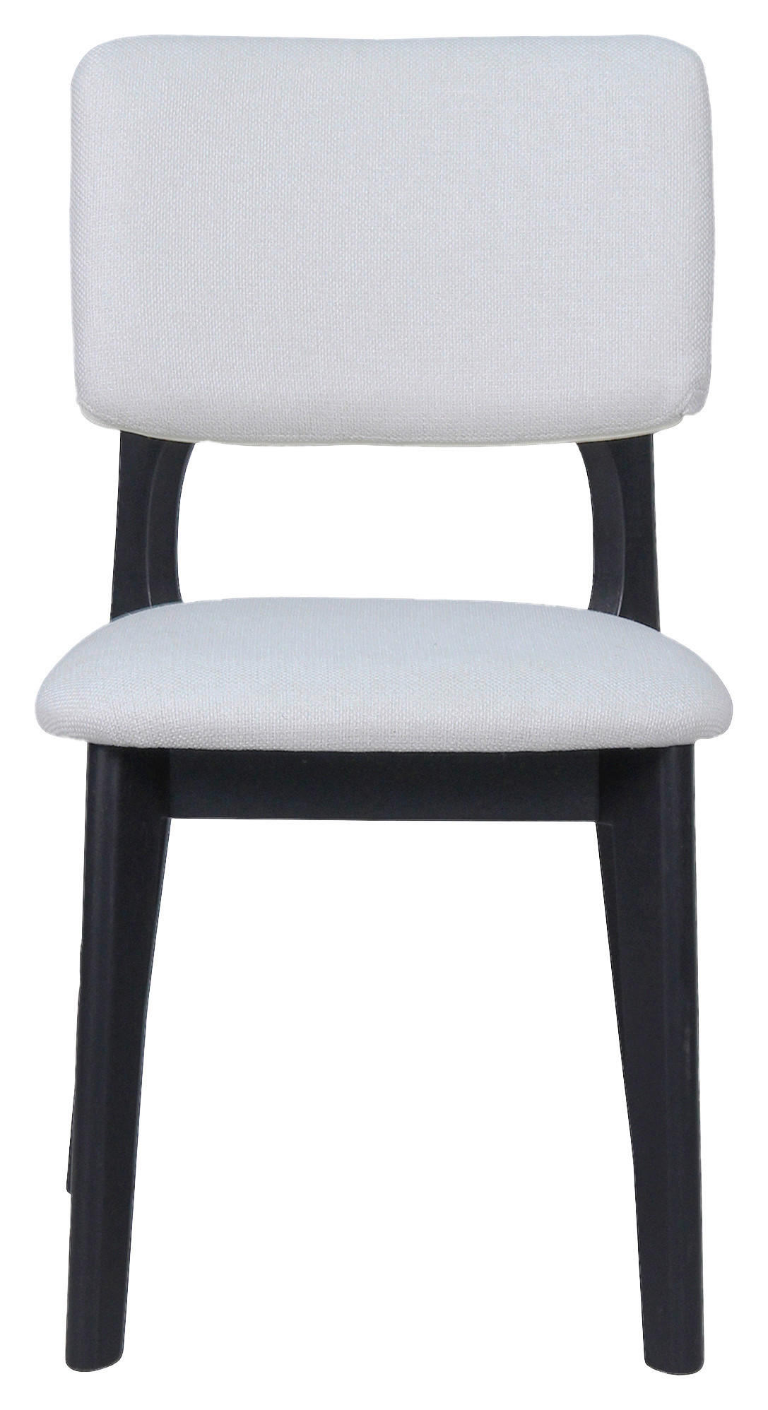 Stuhl ELSA schwarz beige Webstoff B/H/T: ca. 48x87x54 cm ELSA - beige/schwarz (48,00/87,00/54,00cm) - byLIVING