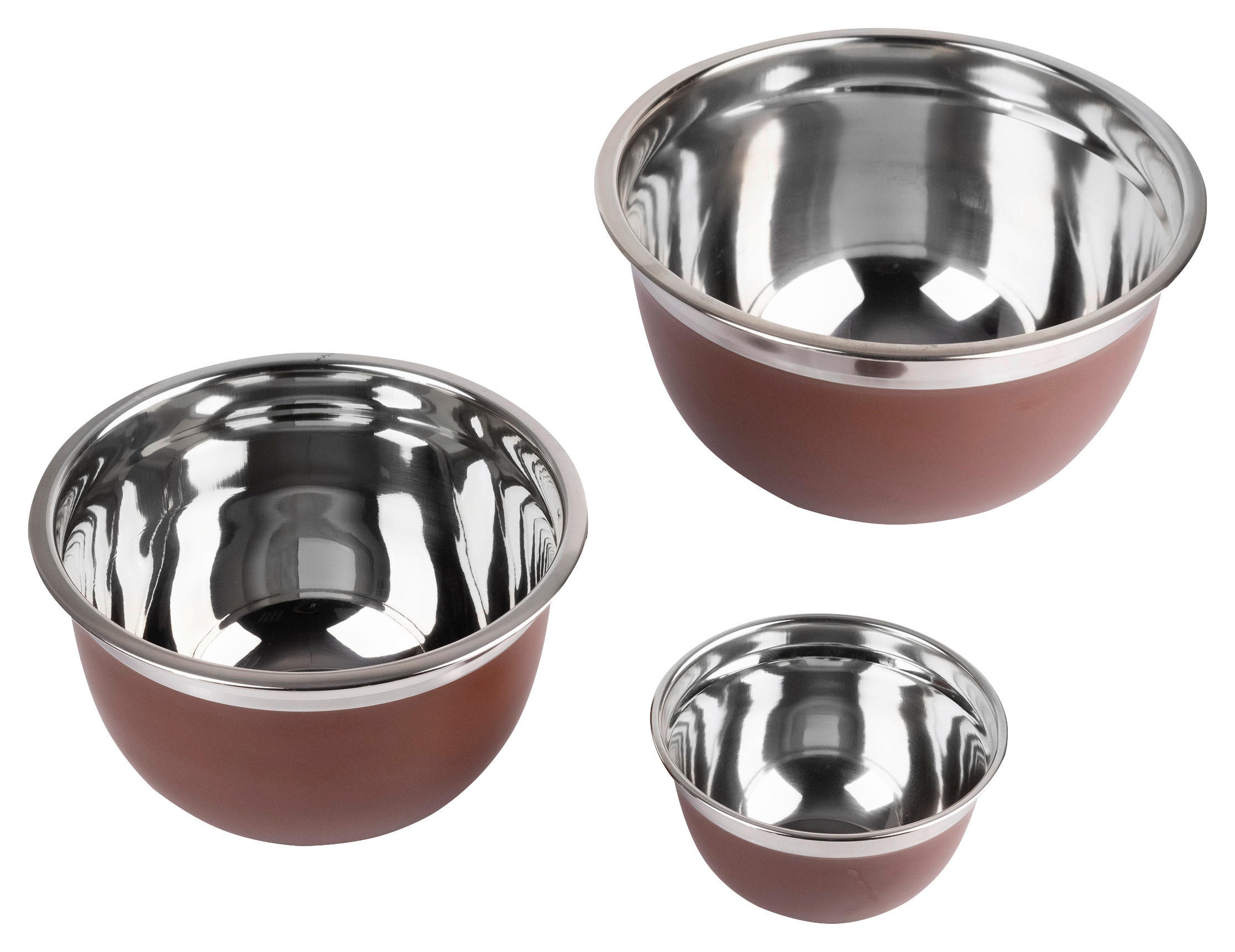 BENETTON Schalenset SAFARI rot Edelstahl SAFARI - rot - BENETTON