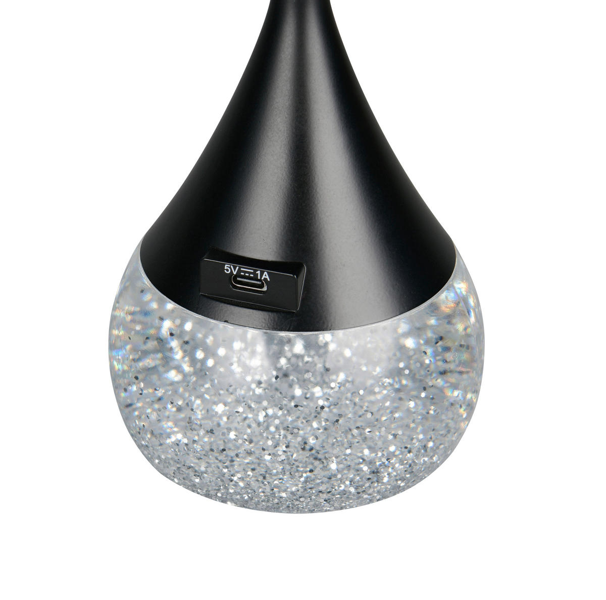 Reality Leuchten LED-Tischleuchte schwarz Kunststoff B/L: ca. 11x28,3 cm LED-Tischleuchte_Tembo - schwarz (11,00/28,30cm) - Reality Leuchten