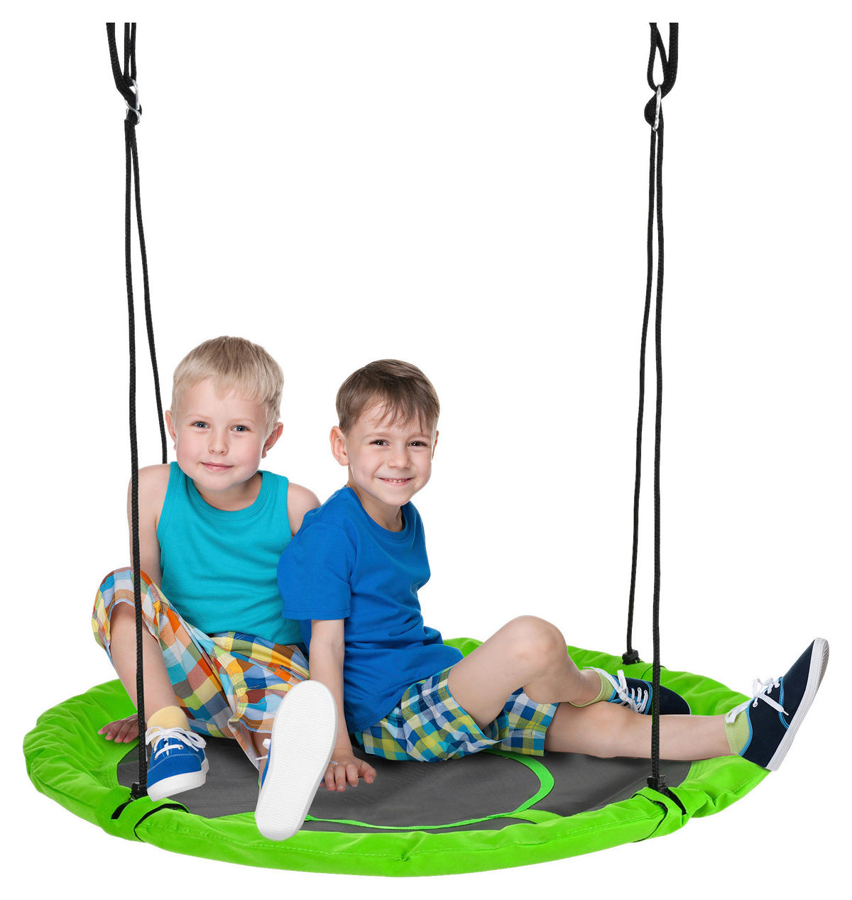 Outsunny Schaukel grün B/H/L: ca. 110x110x170 cm Kinderschaukel - grün (170,00/110,00/110,00cm) - Outsunny