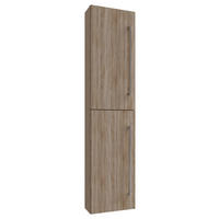 Hochschrank Badinos Eiche Sonoma Nachbildung B/H/T: ca. 33x150x22 cm Badinos - Eiche (33,00/150,00/22,00cm) - VCM Möbel